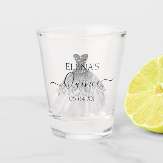 Fantastisch glas Birthday Quinceanera Party Favor (Voorkant)