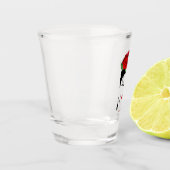 Fantastisch glas van Frida Kahlo Mexicaanse vrouw  (Links)