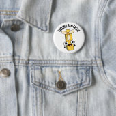 Fantastisch grappig gevoel Fan Pun Ronde Button 5,7 Cm (In situ)