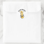 Fantastisch grappig gevoel Fan Pun Ronde Sticker (Tas)