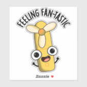 Fantastisch grappig gevoel Fan Pun Sticker (Vel)
