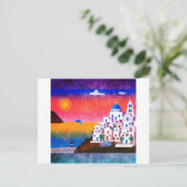 Fantastisch Grieks eiland Briefkaart (Staand voorkant)