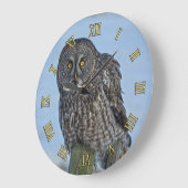 Fantastisch grijs kieuwen en hek Post Wildlife Fot Grote Klok (Hoek)