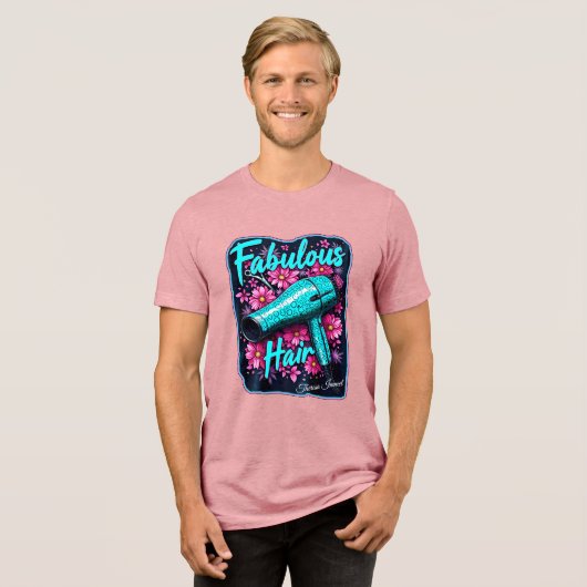 Fantastisch haar Immel T-shirt (Voorkant volledig)