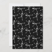 Fantastisch handgetekend boogframe Halloween-foto Feestdagenkaart (Achterkant)