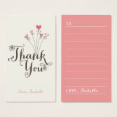 Fantastisch hart Hartelijk dank voor het DIY Cadea Visitekaartjes (Voorkant /achterkant)