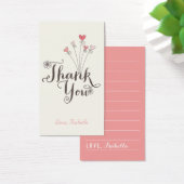 Fantastisch hart Hartelijk dank voor het DIY Cadea Visitekaartjes (Bureau)