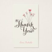 Fantastisch hart Hartelijk dank voor het DIY Cadea Visitekaartjes (Voorkant)