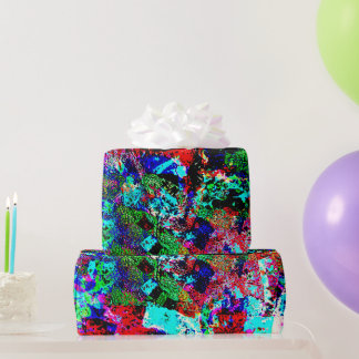 Fantastisch helder abstract inpakpapier, opzichtig cadeaupapier