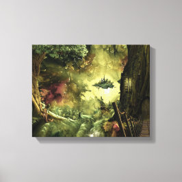 Fantastisch in de Amazone Canvas Afdruk