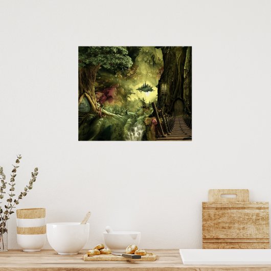 Fantastisch in de Amazone Poster (Keuken)