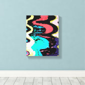 Fantastisch in zee canvas afdruk (Insitu (Houten vloer))