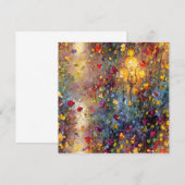 Fantastisch ingewikkeld detail 8k resolutie notitiekaartje (Voorkant / Achterkant)