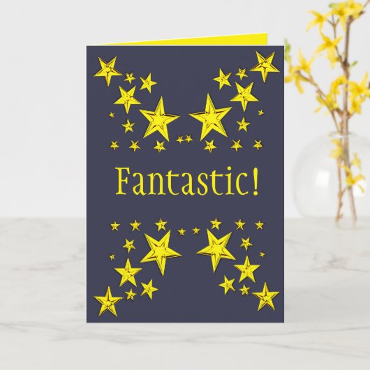 Fantastisch! Kaart (Gele Bloem)
