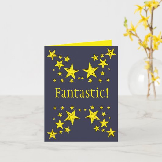 Fantastisch! Kaart (Gele Bloem)