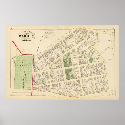 Fantastisch kerkkerkhof en Elba Mills Atlas Poster (Voorkant)