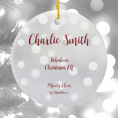 Fantastisch Kerst Elf Keramisch Ornament