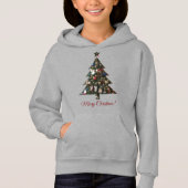 Fantastisch, Kerstmis, Meisje Pullover Hoodie (Voorkant)