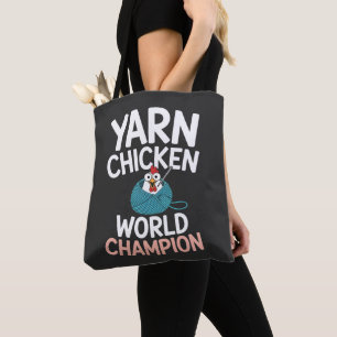 Fantastisch Kippen Garencrochet Kampioensproject Tote Bag