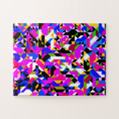 Fantastisch, kleurrijk abstract patroon legpuzzel (Horizontaal)