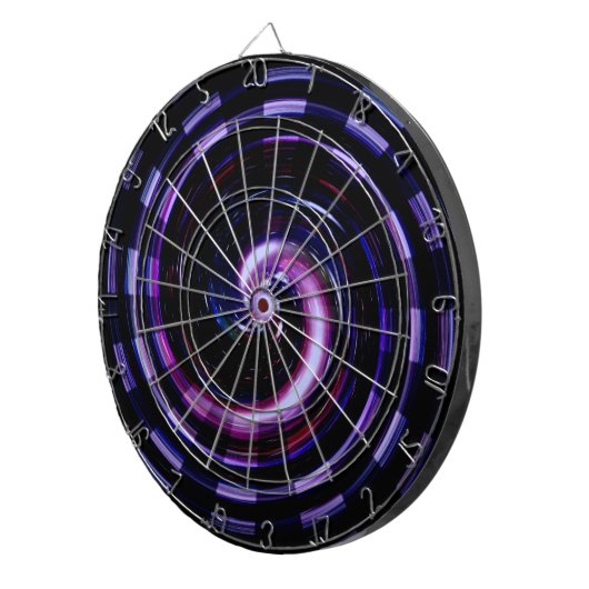 Fantastisch kleurrijk melkwegstelsel dartbord (Voorkant Rechts)