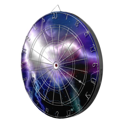 Fantastisch kleurrijk sterrenstelsel 2 dartbord (Voorkant Rechts)