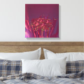 Fantastisch koraal en Abstracte kunst Canvas Afdruk (Insitu (Slaapkamer))