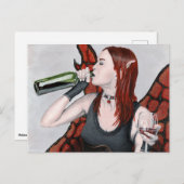 Fantastisch kunstmatig Briefkaart voor magische wi (Voorkant / Achterkant)