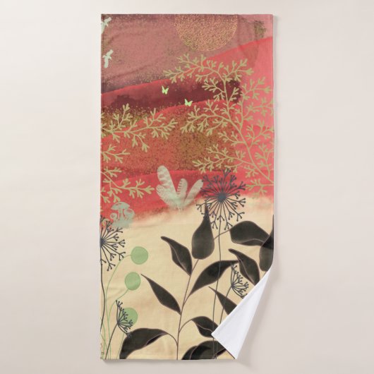 Fantastisch landschap bad handdoek (Badhanddoek)