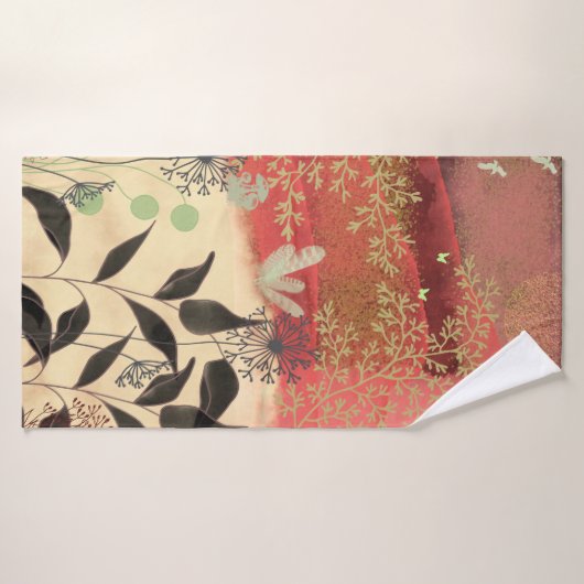 Fantastisch landschap badhanddoek (Badhanddoek)