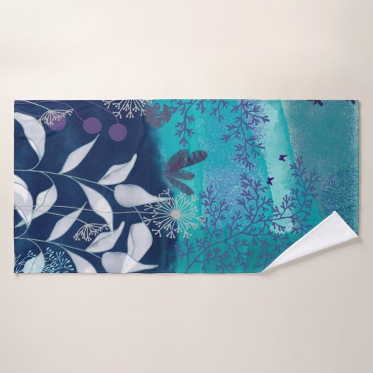 Fantastisch landschap badhanddoek (Badhanddoek)