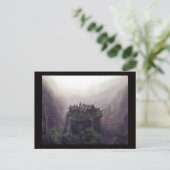 Fantastisch landschap briefkaart (Staand voorkant)