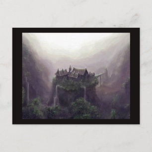 Fantastisch landschap briefkaart