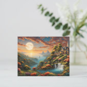 Fantastisch Landschap Briefkaart (Staand voorkant)