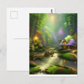 Fantastisch landschap briefkaart (Voorkant / Achterkant)