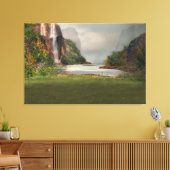 Fantastisch landschap canvas afdruk (Insitu (Woonkamer))