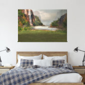 Fantastisch landschap canvas afdruk (Insitu (Slaapkamer))