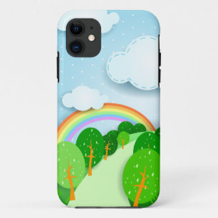 Fantastisch landschap, iPhone case