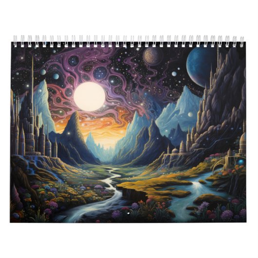 Fantastisch landschap kalender (Hoes)