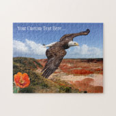 Fantastisch landschap met Bald Eagle Puzzle Legpuzzel (Horizontaal)