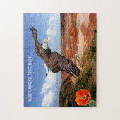 Fantastisch landschap met Bald Eagle Puzzle Legpuzzel (Verticaal)