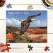 Fantastisch landschap met Bald Eagle Puzzle Legpuzzel