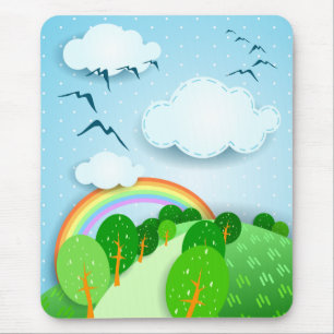 Fantastisch landschap, mousepad muismat