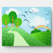 Fantastisch landschap, plaque fotoplaat (Voorkant)