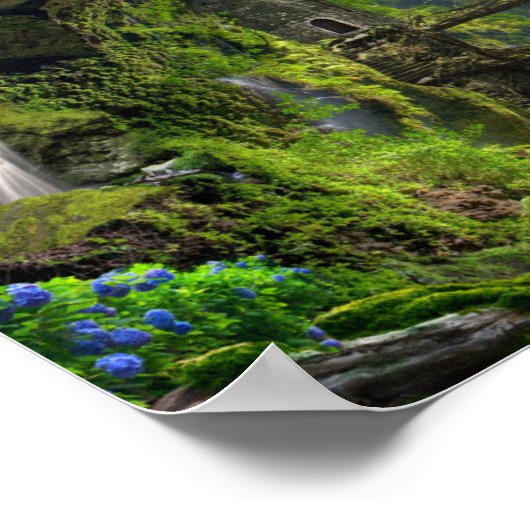 Fantastisch landschap poster (Hoek)