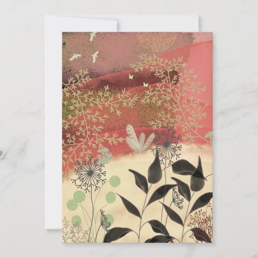 Fantastisch landschap save the date (Voorkant)