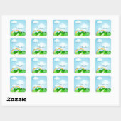 Fantastisch landschap, sticker (Vel)