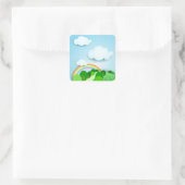 Fantastisch landschap, sticker (Tas)