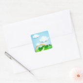 Fantastisch landschap, sticker (Envelop)