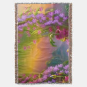 Fantastisch landschap, tropisch en droomachtig deken (Voorkant Verticaal)